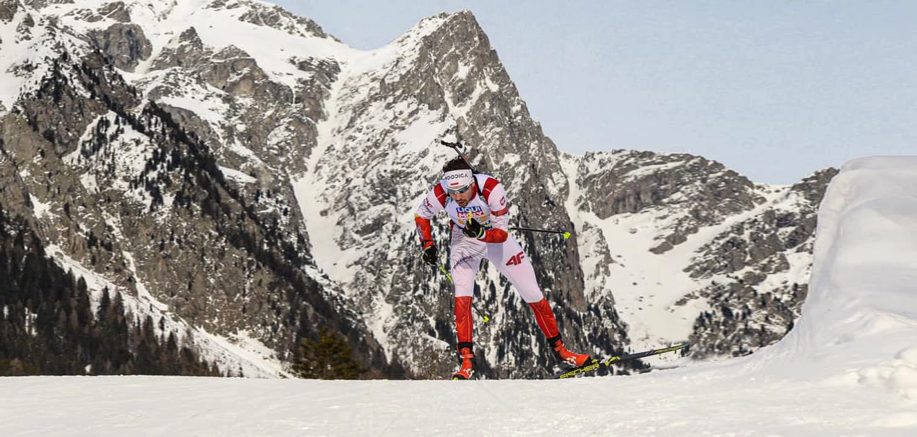 Grzegorz Guzik na Mistrzostwach Świata w biathlonie w Anterselwie