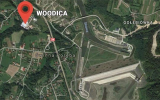 Sklepy Woodica - mapa Google