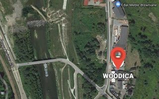 Sklepy Woodica - mapa Google