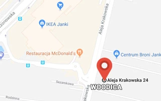 Sklepy Woodica - mapa Google