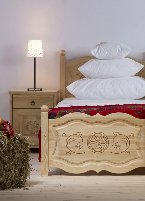 Łóżko drewniane Góralskie 29