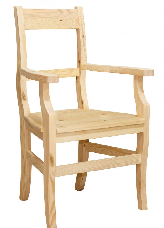 Fotel drewniany Beskidzka P prosty
