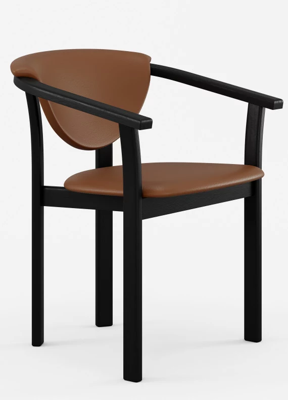 Fotel dębowy M Black Edition