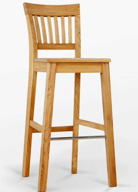 Krzesło dębowe barowe D