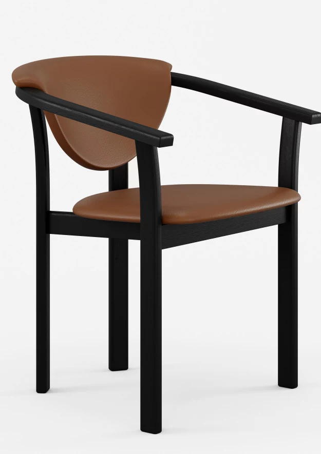 Fotel dębowy M Black Edition
