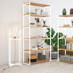 Regał Loftowy dębowy 1.2m | 90cm | 4p