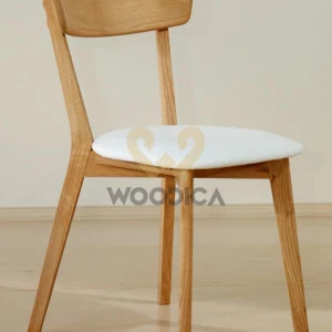 Krzesło dębowe 01 Ekoskóra