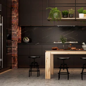 Stół dębowy 20 rozsuwany / powierzchnia ultrakompaktowa DEKTON