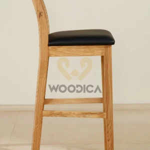 Krzesło dębowe barowe C hoker