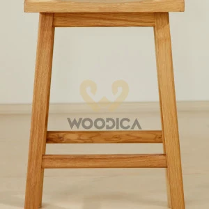 Taboret dębowy barowy TW hoker