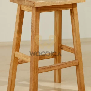 Taboret dębowy barowy TW hoker