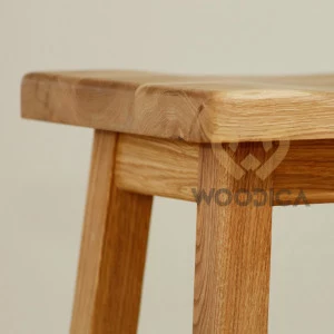 Taboret dębowy barowy TW hoker