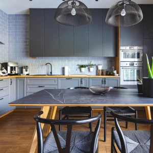 Stół dębowy 21 / powierzchnia ultrakompaktowa DEKTON