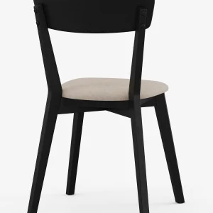 Krzesło dębowe tapicerowane 01 Black Edition