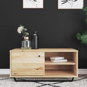 Szafka RTV dębowa Steel 01 1d
