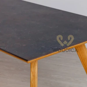 Stół dębowy 21 / powierzchnia ultrakompaktowa DEKTON