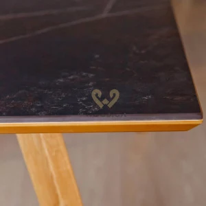 Stół dębowy 21 / powierzchnia ultrakompaktowa DEKTON