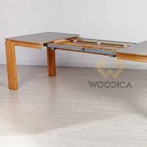 Stół dębowy 20 rozsuwany / powierzchnia ultrakompaktowa DEKTON