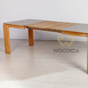 Stół dębowy 20 rozsuwany / powierzchnia ultrakompaktowa DEKTON