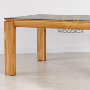 Stół dębowy 22 rozsuwany / powierzchnia ultrakompaktowa DEKTON