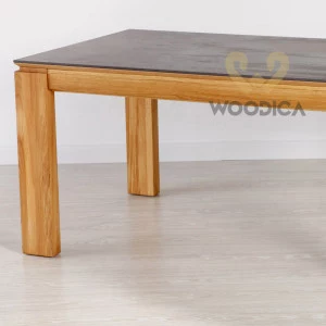 Stół dębowy 22 rozsuwany / powierzchnia ultrakompaktowa DEKTON