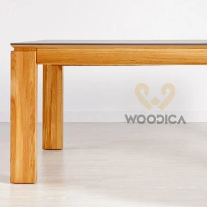 Stół dębowy 22 rozsuwany / powierzchnia ultrakompaktowa DEKTON