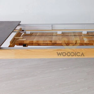 Stół dębowy 22 rozsuwany / powierzchnia ultrakompaktowa DEKTON