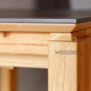 Stół dębowy 22 rozsuwany / powierzchnia ultrakompaktowa DEKTON