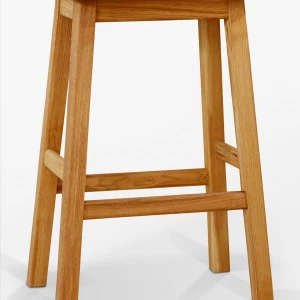 Taboret dębowy barowy TW