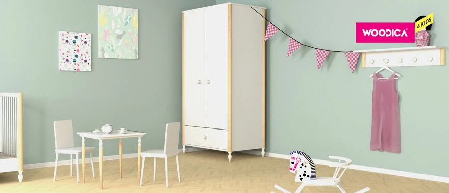 Białe meble dziecięce Alice