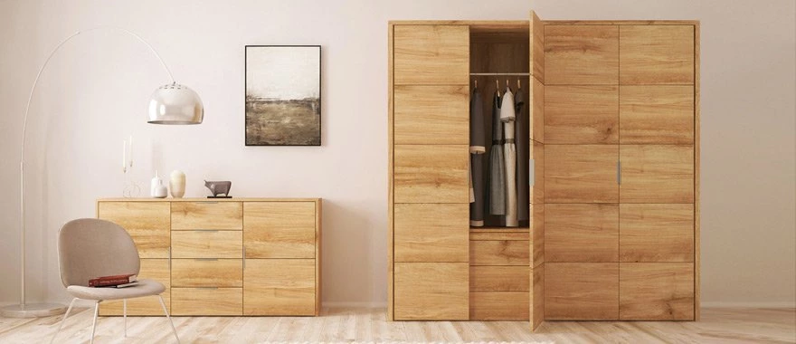 Szafy dębowe Modern nowoczesne szafy z drewna dębowego