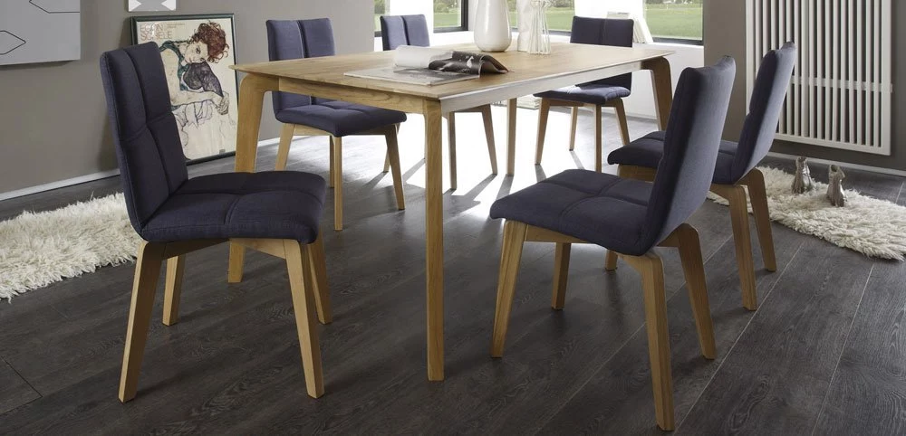 Fotele dębowe tapicerowane do stołów dębowych nowoczesna jadalnia